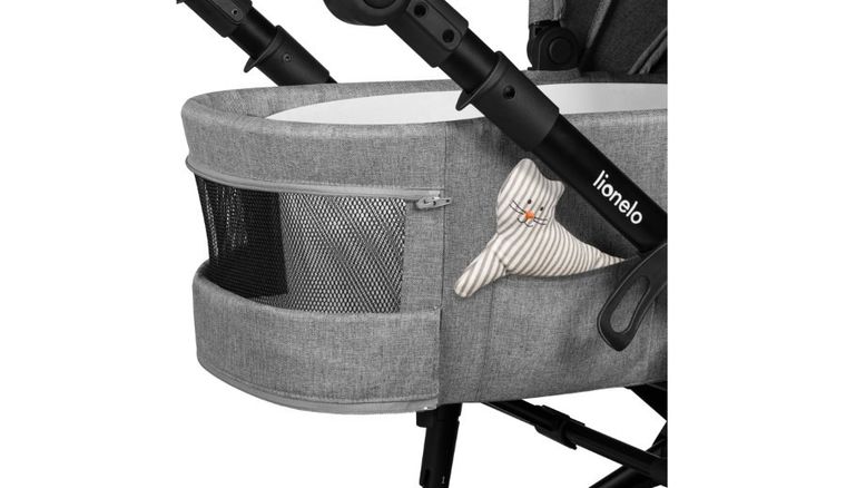 Lionelo, Mari Tour, wózek wielofunkcyjny z zestawem akcesoriów, 2w1, Grey Stone