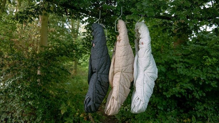 Lodger, Taslon, Birch, zimowy śpiworek do wózka, wodoodporny, jasnobeżowy