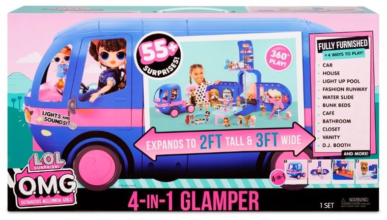 L.O.L. Surprise, Glamper 4w1, kamper dla laleczek
