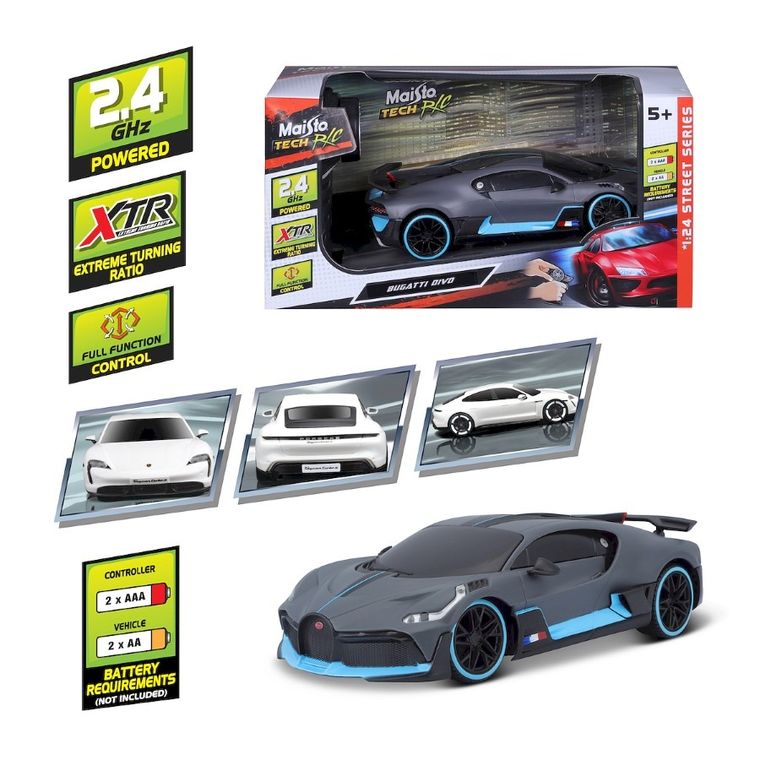 Maisto Tech, Bugatti Divo, model zdalnie sterowany, 1:24