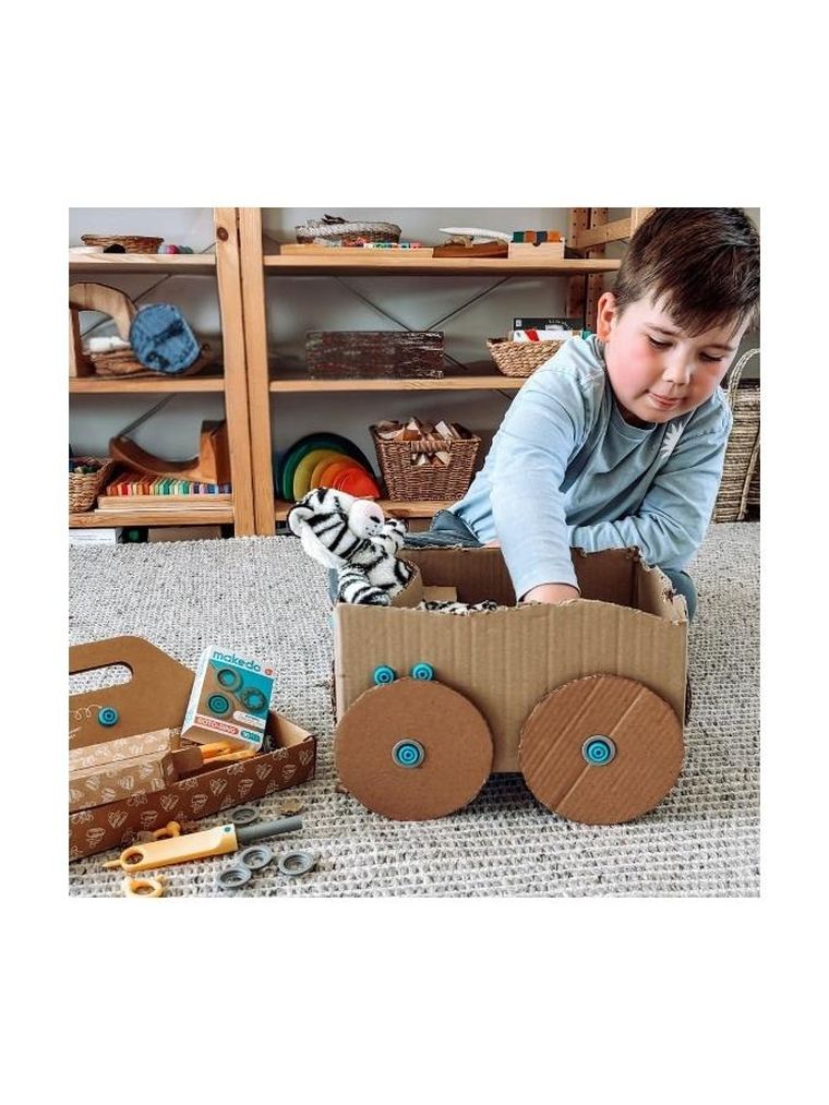 Makedo, zestaw narzędzi do konstruowania, Holiday Bundle, 149 elementów