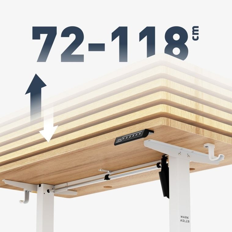 Mark Adler, Leader 6.9 Craft, biurko elektryczne, regulowane, 120 cm