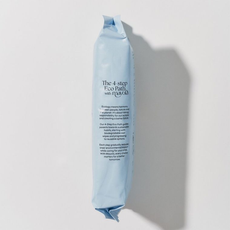 Mayola, chusteczki nawilżane, 99.9% wody i owies, 60 szt.