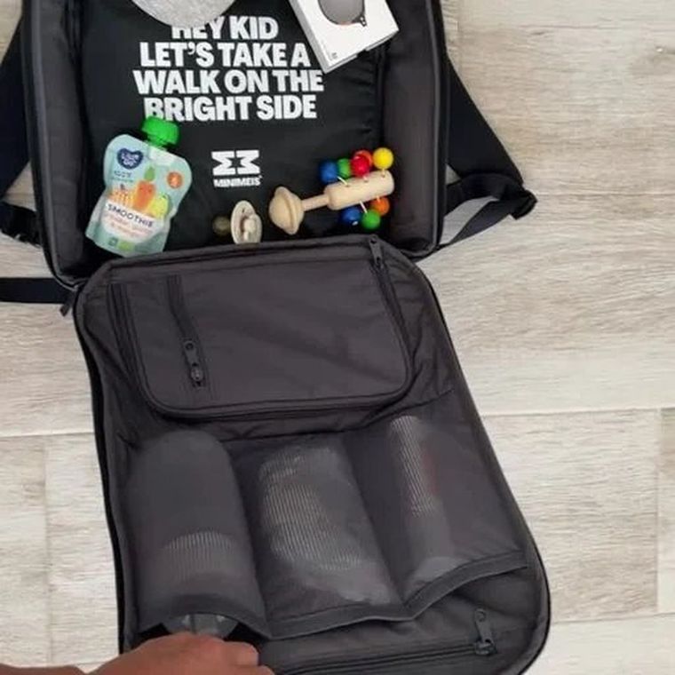 MiniMeis, G5, plecak dla rodzica, Black