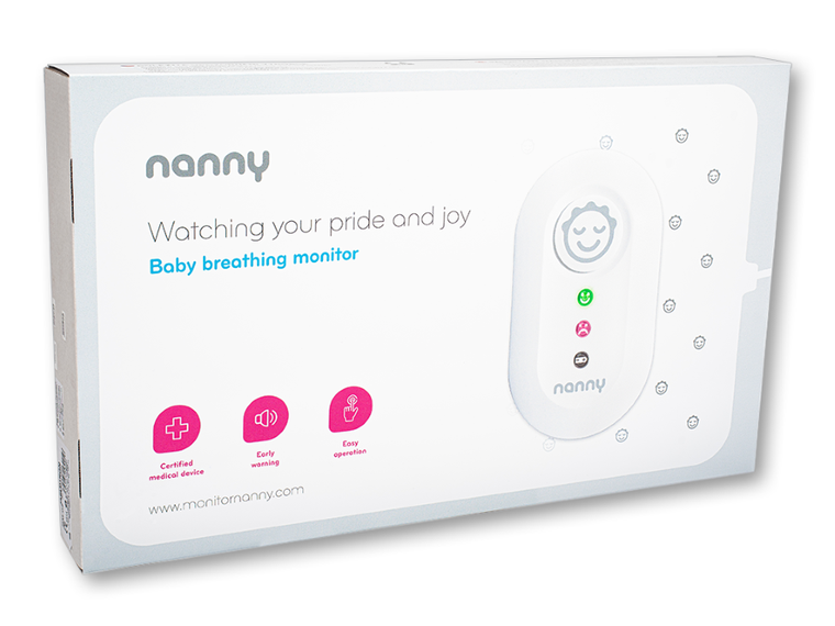 Nanny, medyczny monitor oddechu dla dzieci, Bm-02