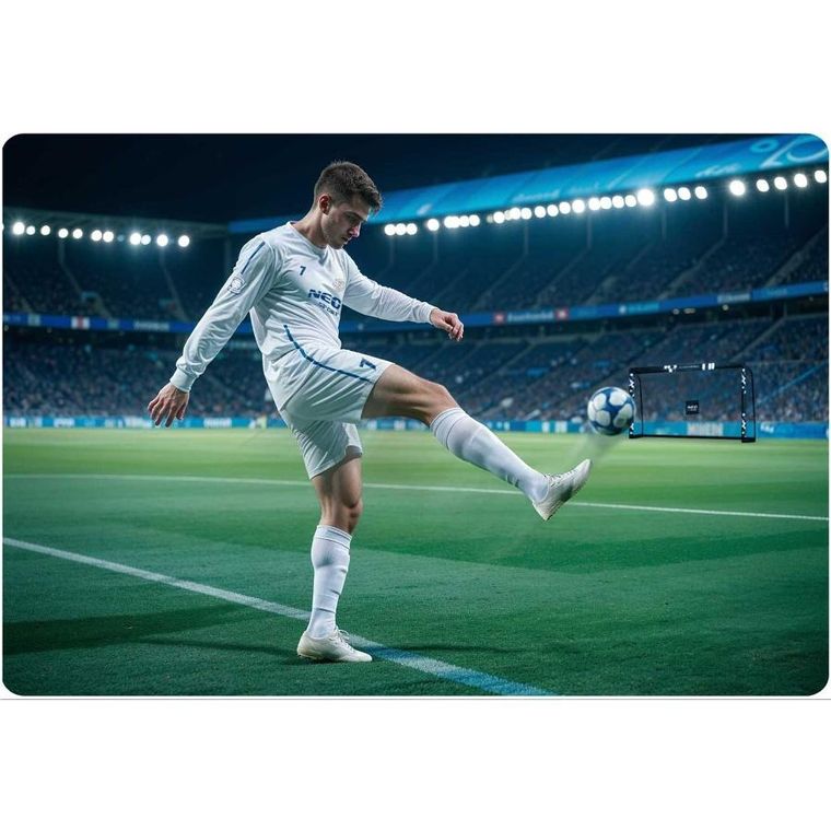 Neo-Sport, Hexagon, bramka do piłki nożnej, 300-200-120 cm