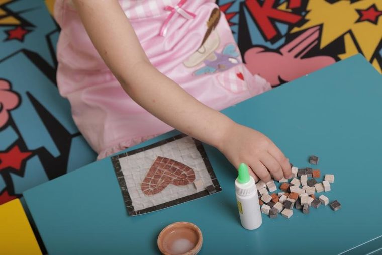 Neptune Mosaic, Serce, mozaika