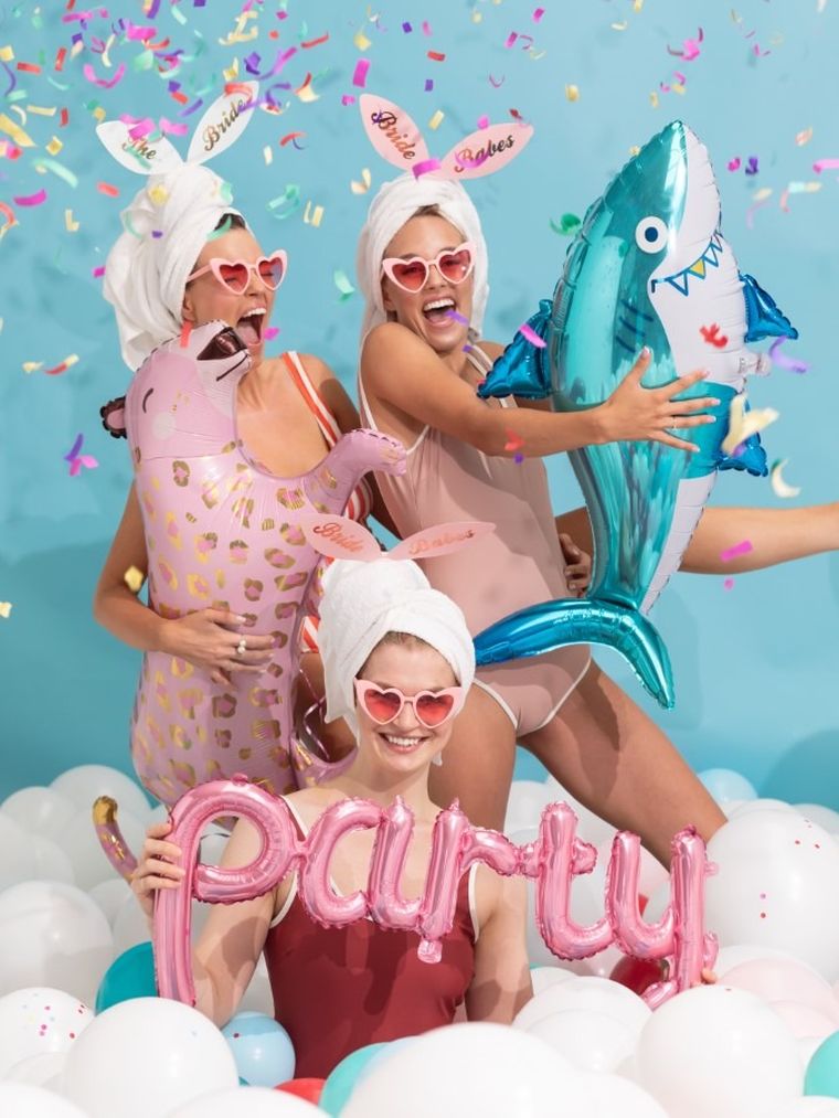 PartyDeco, opaski bride squad 29-25 cm, 6 szt.