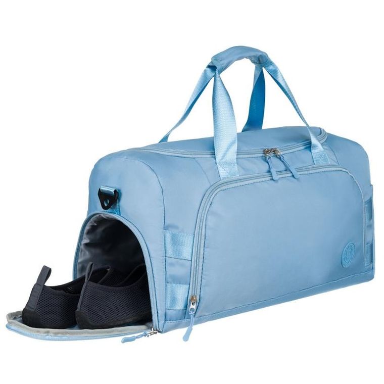 Peterson, torba podróżna z uchwytem na walizkę, błękitna