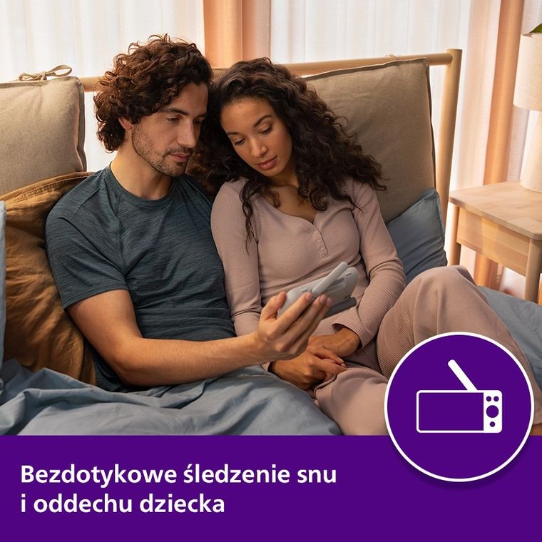 Philips Avent, SenseIQ Full HD SCD971/26, niania elektroniczna ze śledzeniem fazy snu i oddychania