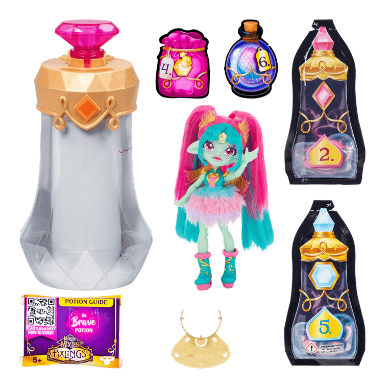 Pixlings, lalka smoczyca, turkusowa