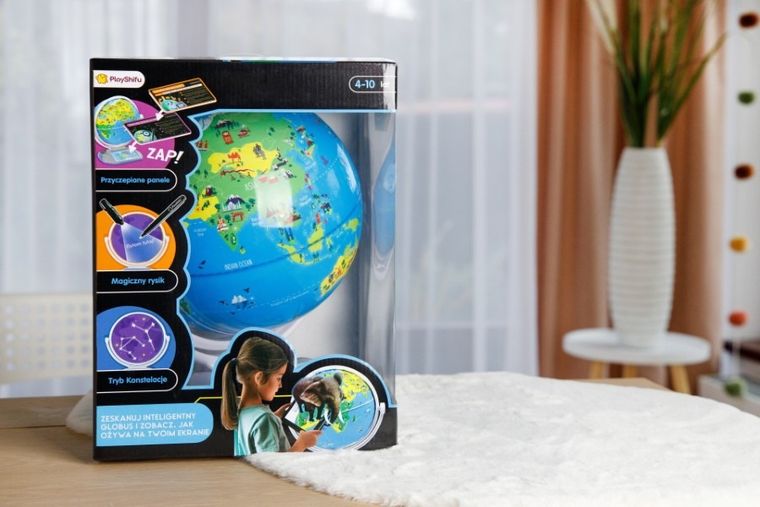 Playshifu, Orboot Odkrywca, Nasza Ziemia, globus interaktywny, średnica 25 cm