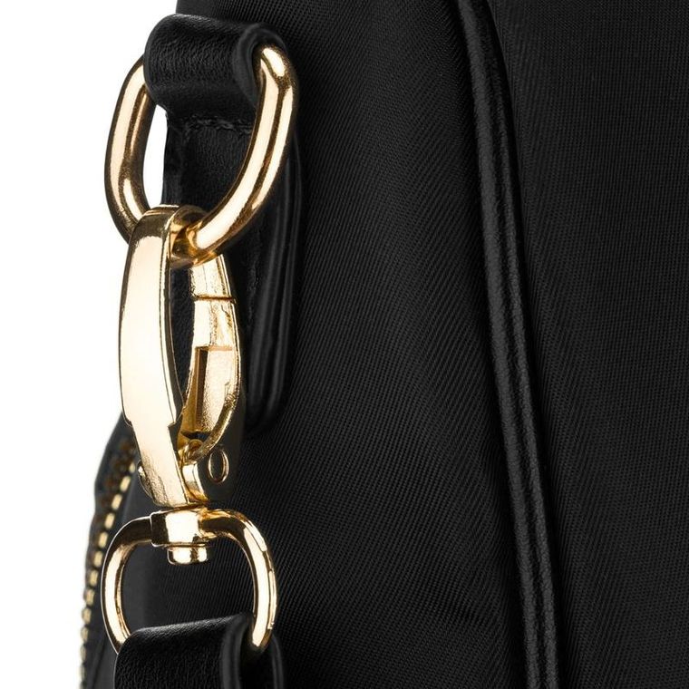 Plecak miejski, czarny, skóra ekologiczna, Peterson