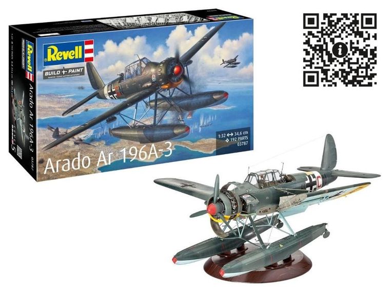 Revell, Arado Ar196A-3, model do składania, 1:32