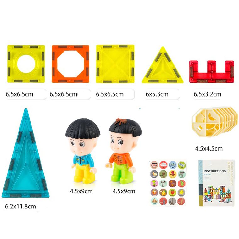 Ricokids, Wieża, klocki magnetyczne, 98 elementów
