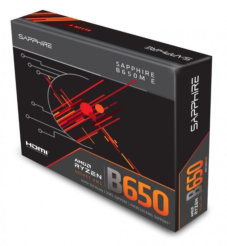 Sapphire Technology, płyta główna, B650M-E AM5, 2DDR5 mATX