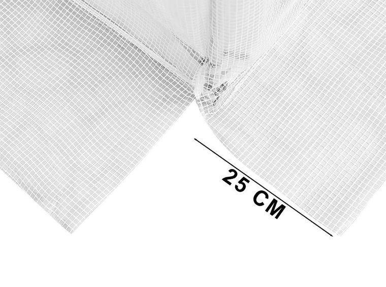 Saska Garden, folia na tunel ogrodowy, biała, 200-300-200 cm