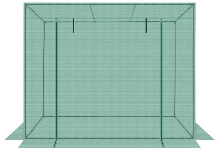 Saska Garden, szklarnia do pomidorów i ogórków, zielona, 200-77-168-150 cm