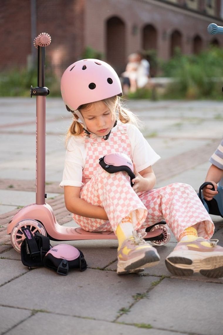 Scoot & Ride, Highwaykick 3S, hulajnoga z systemem sterowania 2w1, Rose