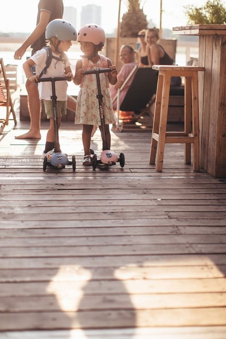 Scoot & Ride, plecak na hulajnogę, 8l, Rose