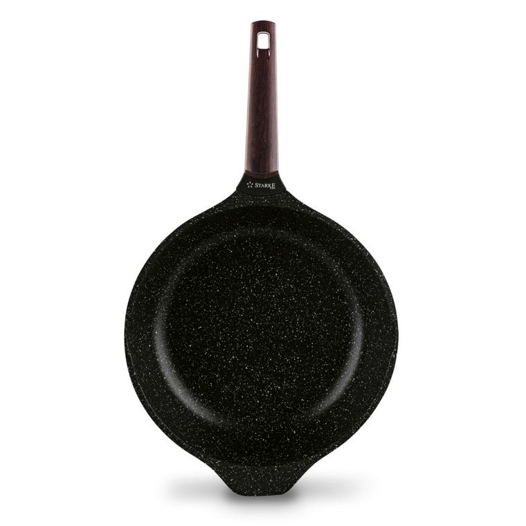 Starke Pro, Redwood, zestaw garnków z pokrywką i patelnia, 10 elementów