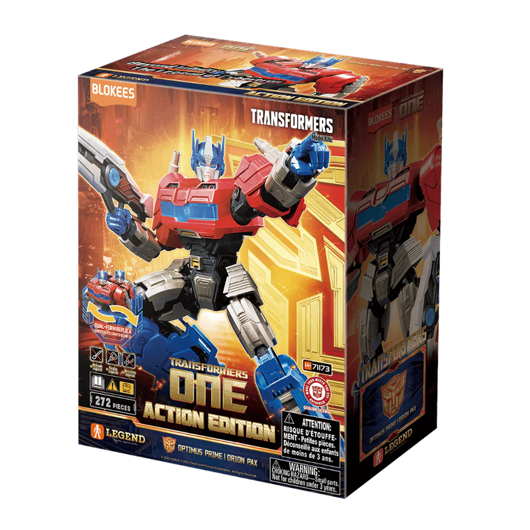 Superbuzz, Blokees, Transformers, Action Edition, Optimus Prime / Orion Pax, figurka kolekcjonerska