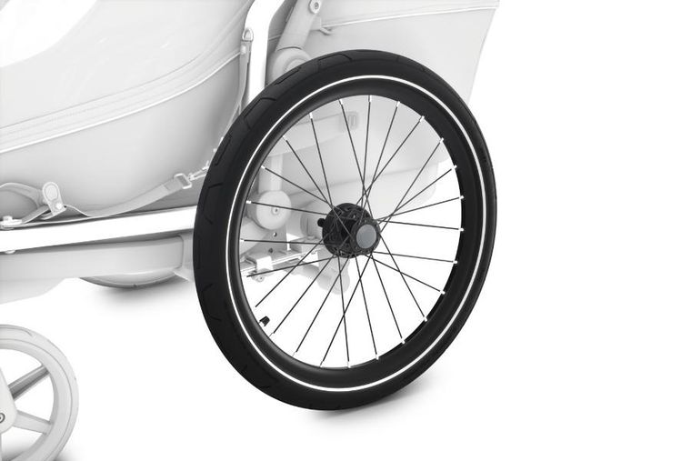 Thule, Chariot Cab, przyczepka rowerowa dla dziecka, podwójna, Dark Slate