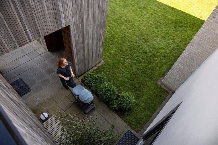 Thule, Maple, pokrowiec na nóżki do fotelika samochodowego dla niemowląt, Mid Blue