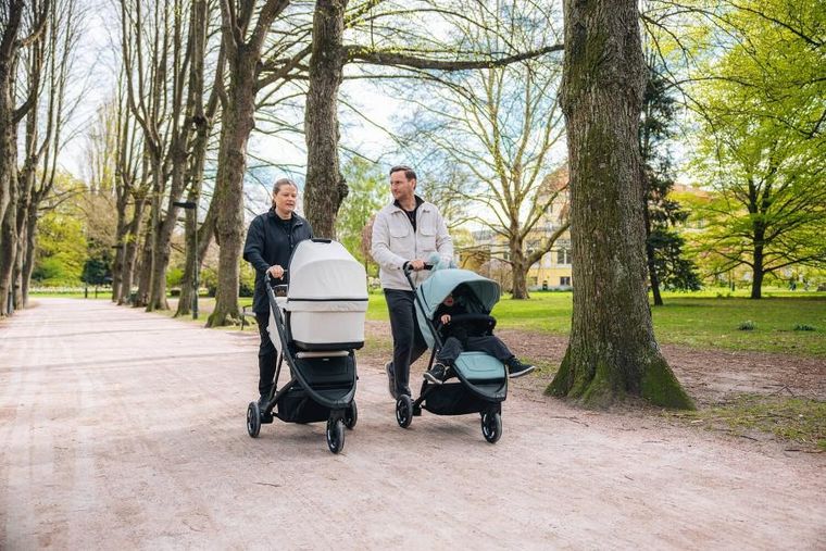 Thule, Spring 2, wózek spacerowy, black/mist green