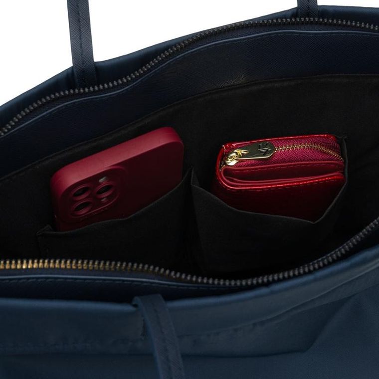 Torebka shopper, granatowa, Peterson