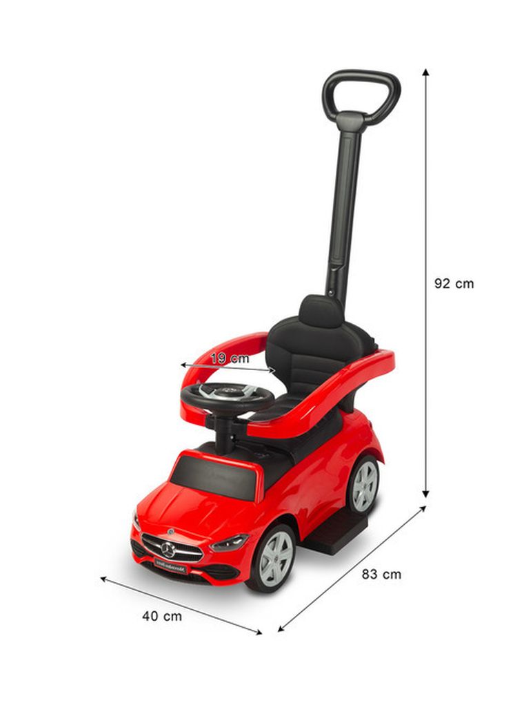 Toyz, Mercedes c-class, jeździk, niebieski