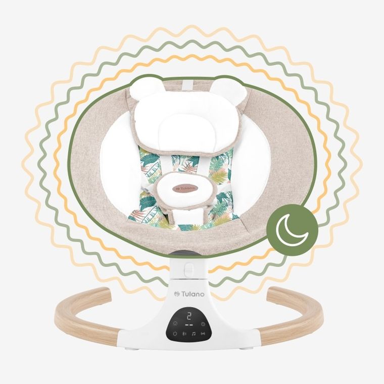 Tulano, Astrid 35, bujaczek leżaczek elektroniczny, beige