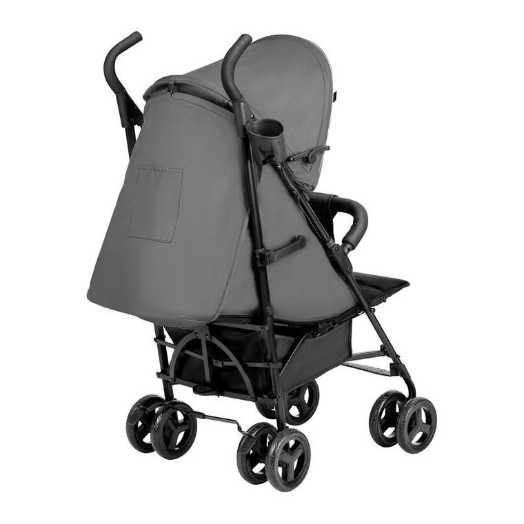 Tulano, Davos 35, wózek spacerowy, grey-black