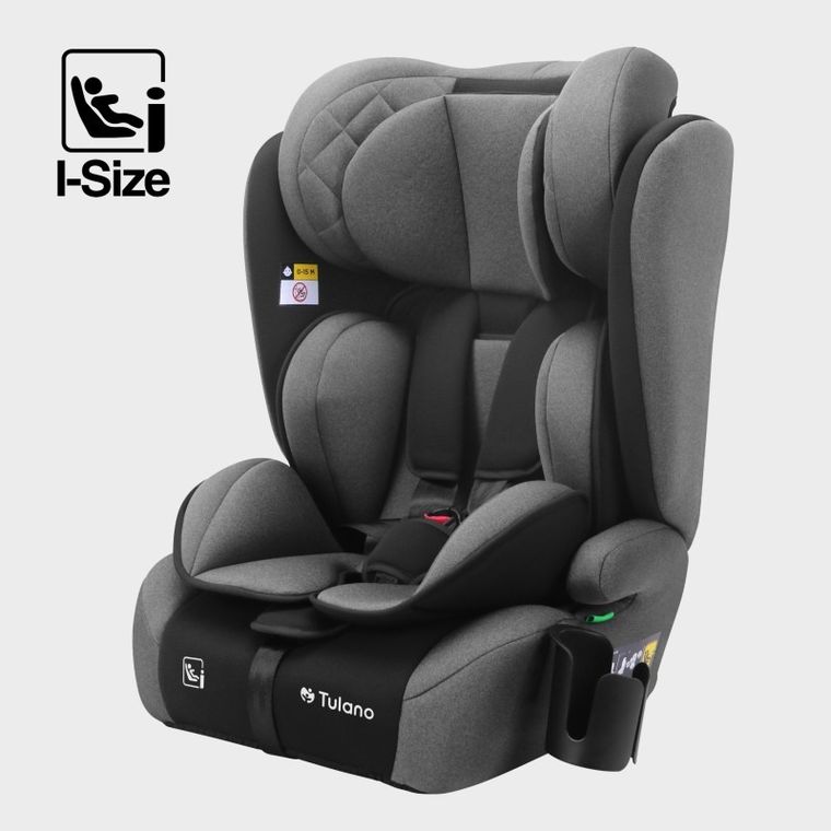 Tulano, Zooma 25, fotelik samochodowy, grey-black, 76-150 cm