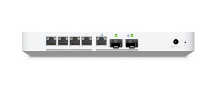 Ubiquiti, UCG-Fiber, kontroler, Switch/Cloud Gateway, 4x 2.5GbE RJ45, 2x SFP+
