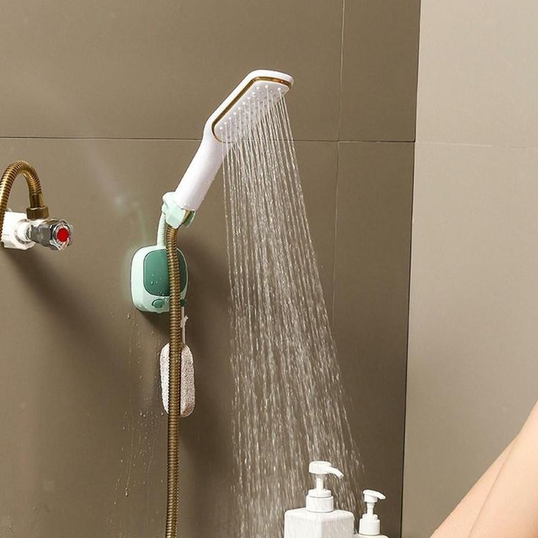 Uchwyt prysznicowy, jasno-zielony