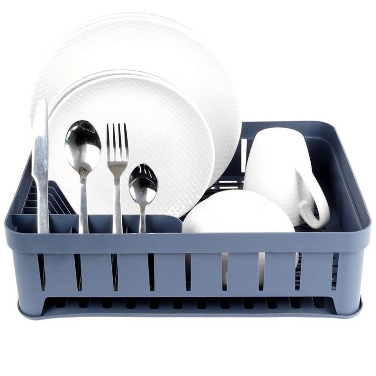 Vilde, Loft, ociekacz do naczyń, szara, 39,8-31-12 cm