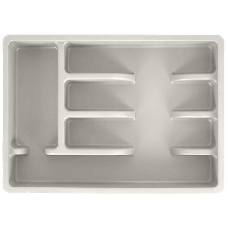 Vilde, organizer na sztućce, wkład do szuflady, popielaty, 36-25,5-6 cm