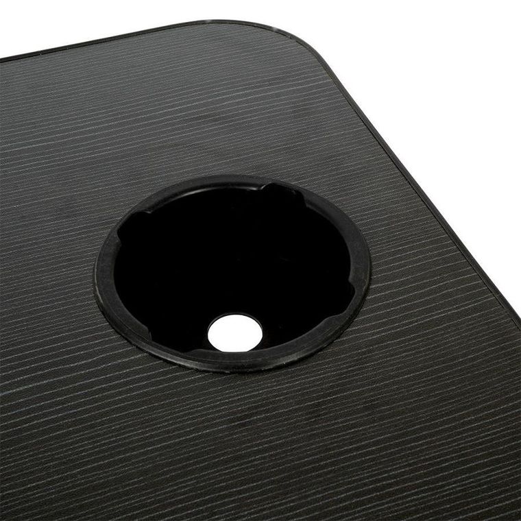 Vilde, stolik śniadaniowy do łóżka, pod laptop, składany, szary