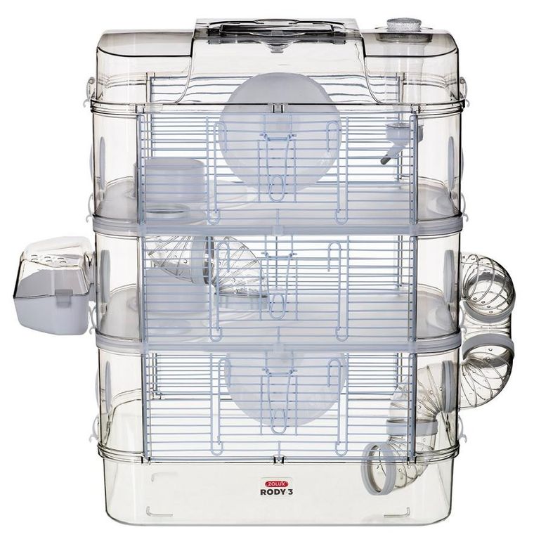 Zolux, Rody3 Trio, klatka, biała