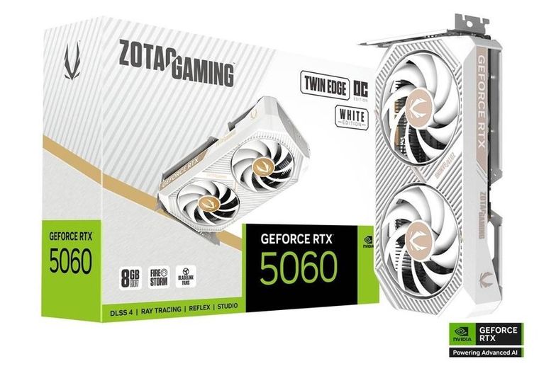 Zotac, GeForce, karta graficzna, RTX 5060 Twin Edge OC White
