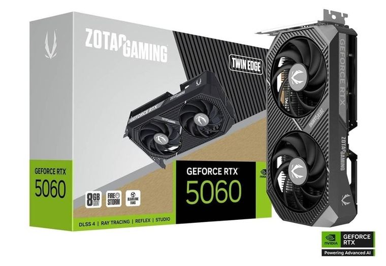 Zotac, karta graficzna, GeForce RTX 5060 TWIN EDGE 8GB GDDR7 128bit 3DP/HDMI