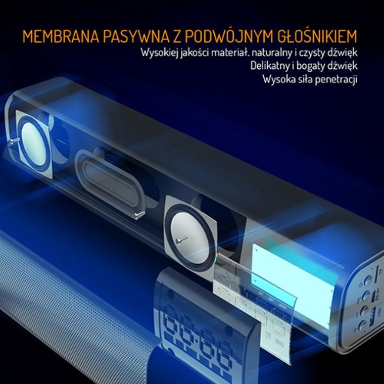 Adler, głośnik z budzikiem