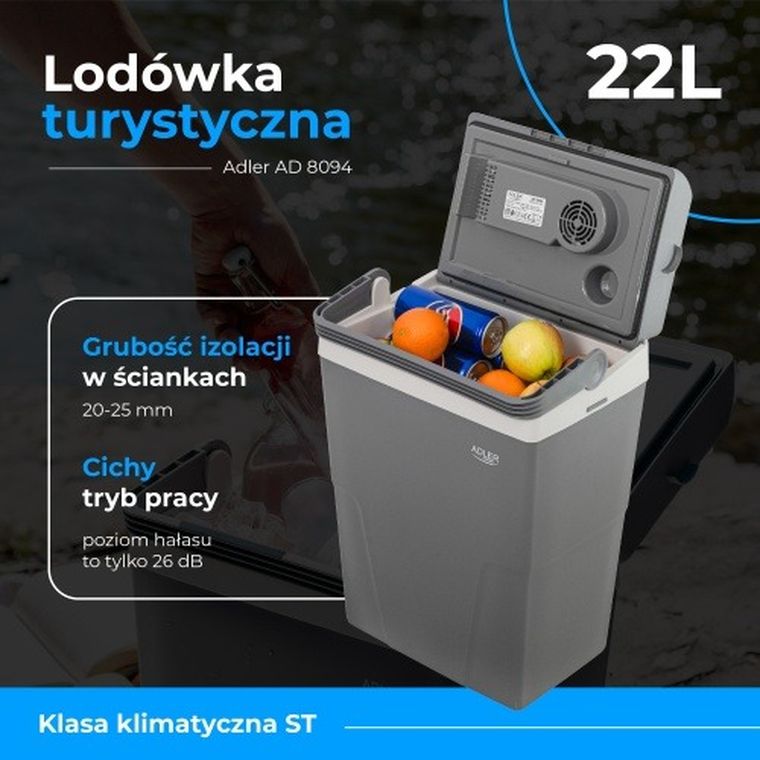 Adler, lodówka turystyczna, 22L