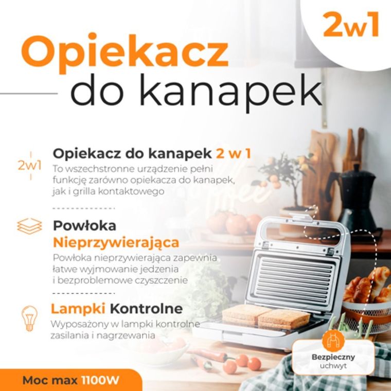 Adler, opiekacz do kanapek, ad 3070w