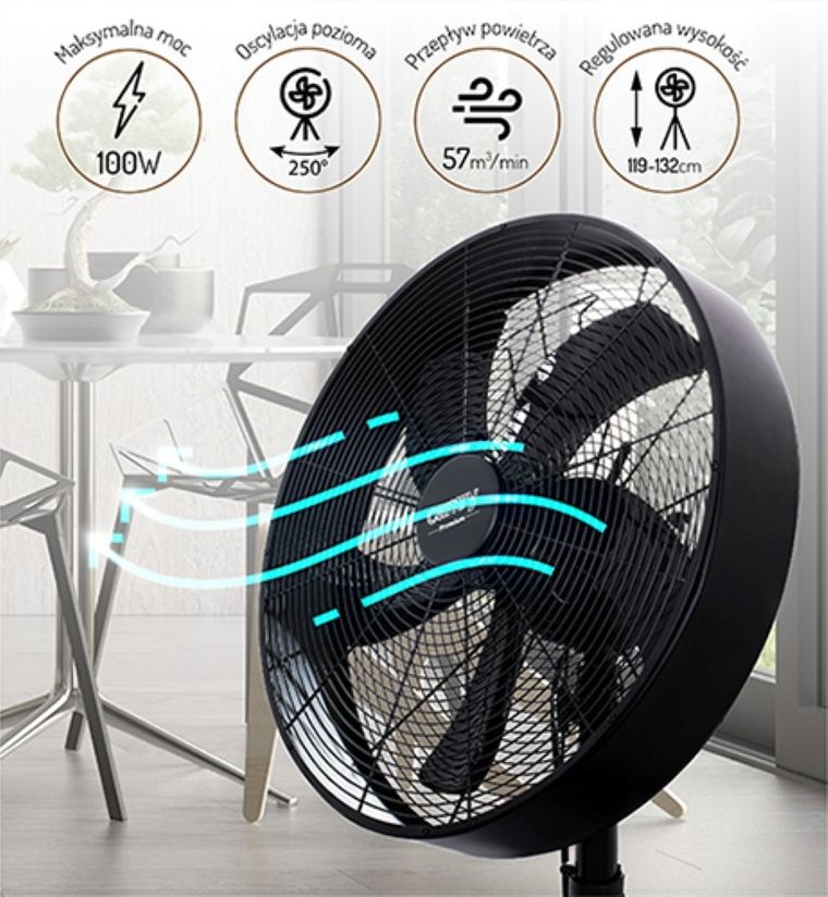 Adler, wentylator stojący, 40 cm, CR7329