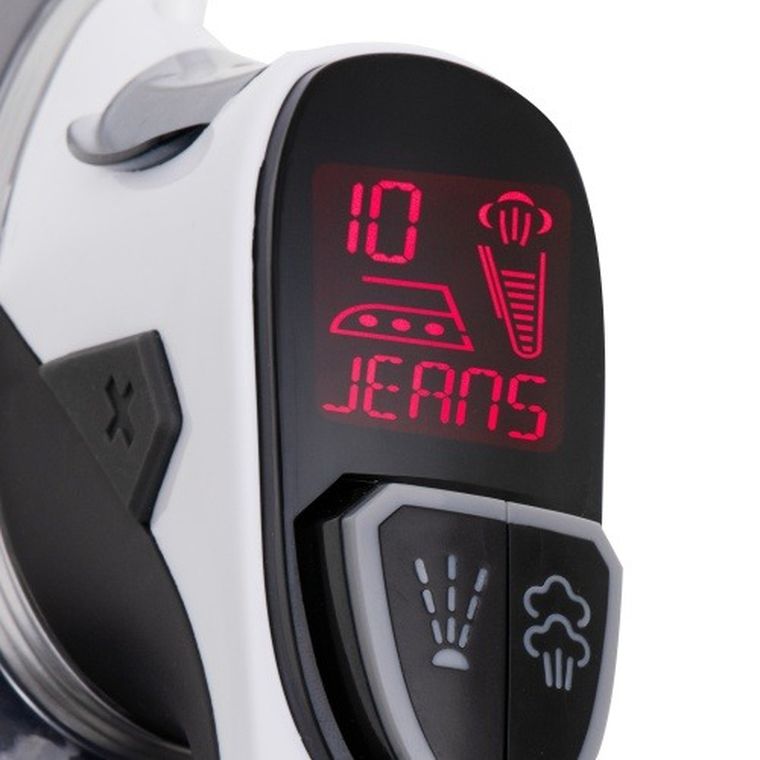 Adler, żelazko parowe z ekranem LCD