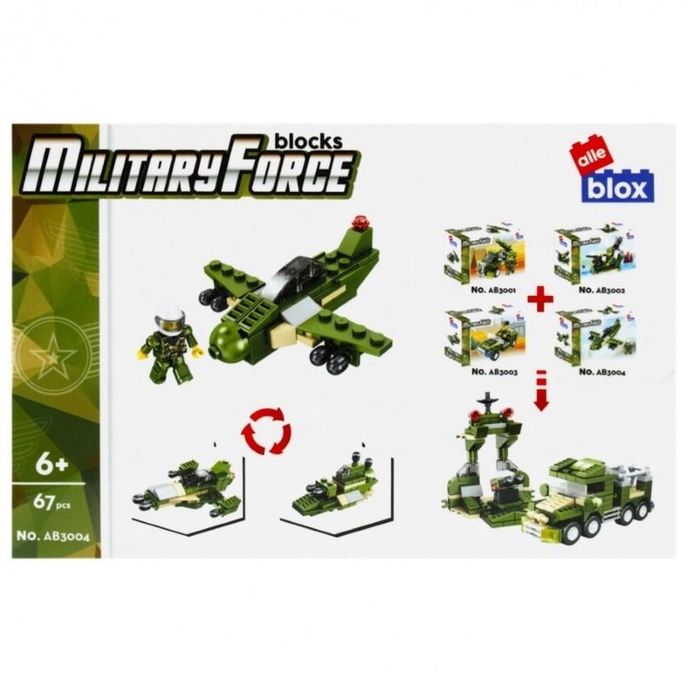 Alleblox, wojsko, klocki konstrukcyjne