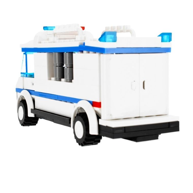 Alleblox, wóz policyjny, klocki konstrukcyjne, 134 elementy