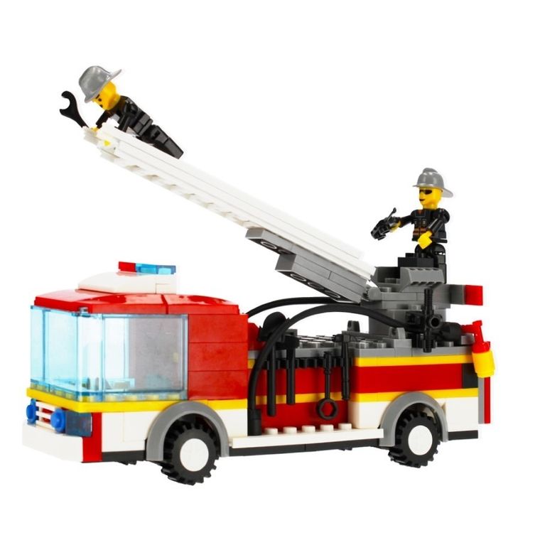 Alleblox, wóż strażacki, klocki konstrukcyjne, 196 elementów